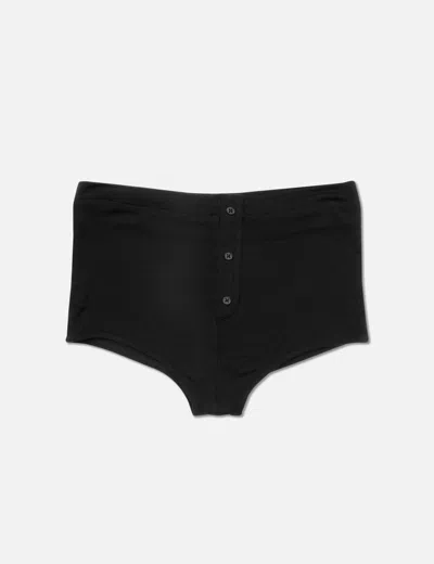 Entire Studios Booty Shorts In Black