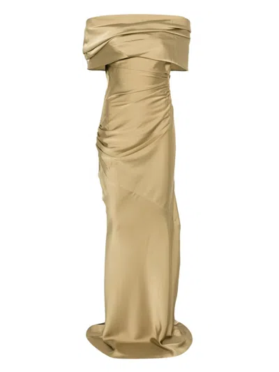 Entire Studios Bound Maxi Dress In Neutrals