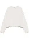 Entire Studios Box Crew Sweatshirt In Grey