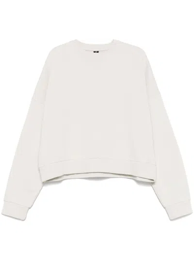 Entire Studios Off-white Box Crew Sweatshirt In Rice