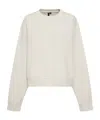 Entire Studios Oversized Crewneck Sweatshirt Dropped Shoulders In Neutral