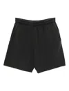Entire Studios Boxing Elasticated-waist Shorts In Black