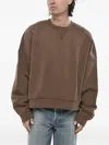 Entire Studios Brown Sweatshirt In Cotton In Brown