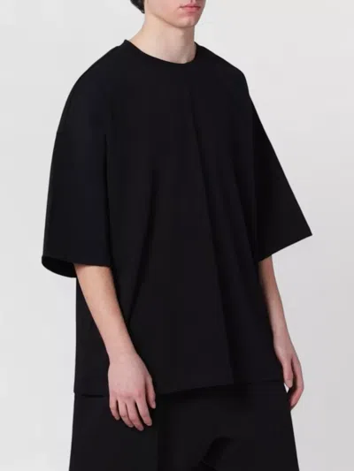 Entire Studios Boxy Oversized T Shirt Short Sleeves Crewneck In Black