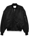 Entire Studios Black Broad Bomber Jacket  In Black