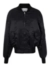Entire Studios Hooded Broad Bomber In Black