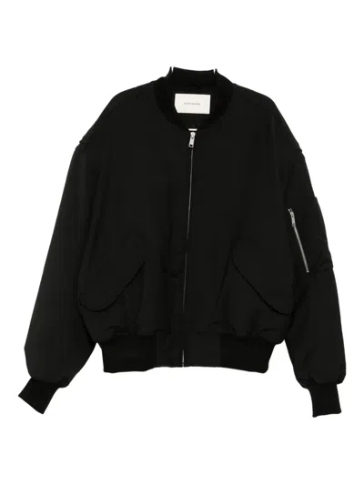 Entire Studios Broad Bomber Jacket In Black