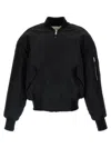 Entire Studios Broad Bomber Jacket In Black