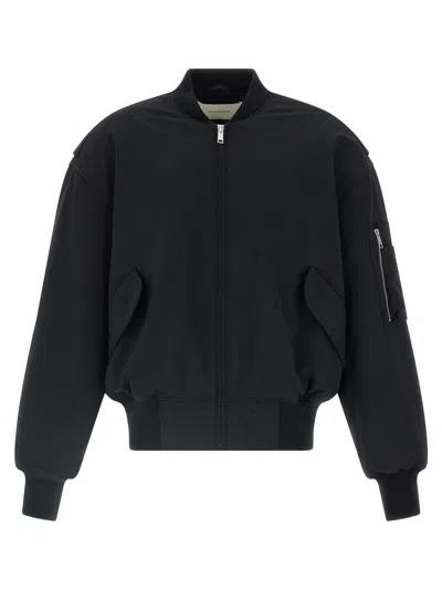 Entire Studios Broad Puffer Jackets Black In Blue