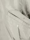 Entire Studios Broad Bomber Jacket In Grey
