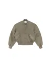 Entire Studios Broad Bomber Jacket Smoked Cream In Neutrals