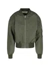 Entire Studios Broad Bomber Jacket Arm Pocket In Green