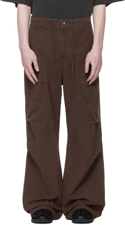 Entire Studios Barren Cargo Pants In Brown