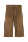 Entire Studios Bermuda Shorts With Knee Length And Pockets In Brown