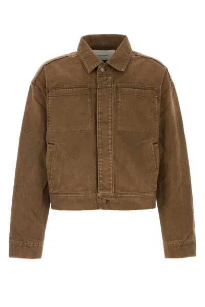 ENTIRE STUDIOS BROWN DENIM JACKET