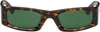Entire Studios Brown Elemental Sunglasses In Infrared
