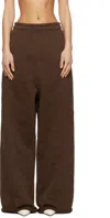 Entire Studios Brown Full Sweatpants In Brown
