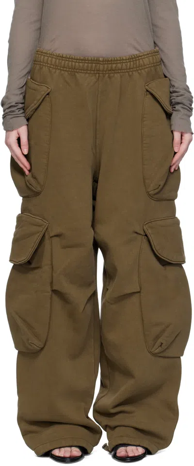 Entire Studios Brown Heavy Gocar Cargo Pants