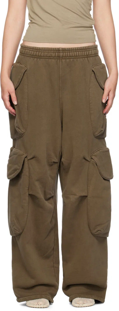 Entire Studios Brown Heavy Gocar Cargo Pants In Brunette