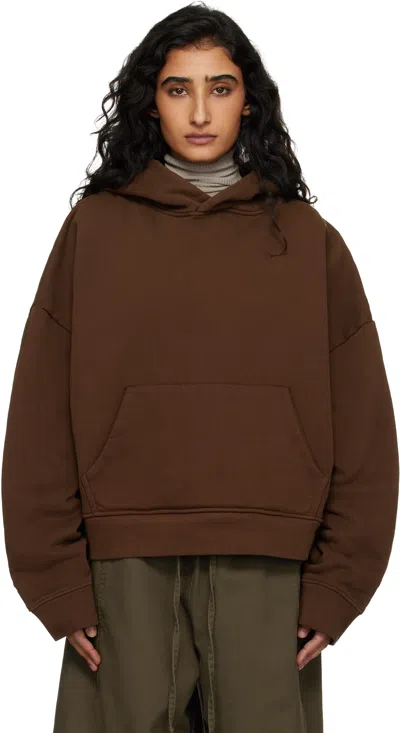 Entire Studios Brown Heavy Hoodie