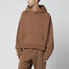 Entire Studios Brown Hooded Sweatshirt In Brown