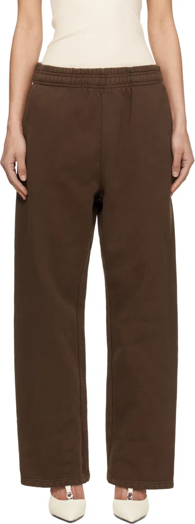 Entire Studios Brown Straight Leg Sweatpants