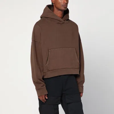 Entire Studios Brown Sweatshirt In Cotton