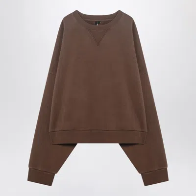Entire Studios Brown Sweatshirt In Cotton