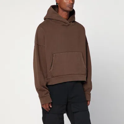 Entire Studios Brown Sweatshirt In Cotton