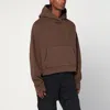 Entire Studios Brown Sweatshirt In Cotton In Brown