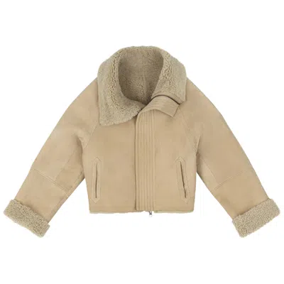 Pre-owned Entire Studios Bulk Shearling Jacket 'camel' | Tan | Men's Size S