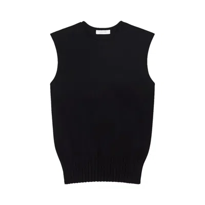 Pre-owned Entire Studios Burns Knit Vest 'black' | Men's Size Xl/2xl