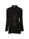 Entire Studios Buttoned Polo Shirt In Black