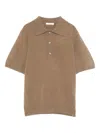 Entire Studios Buttoned Polo Shirt In Brown