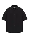 Entire Studios Buttoned Short-sleeve Shirt In Black