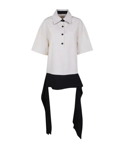 ENTIRE STUDIOS BUTTONED TIE SHIRT