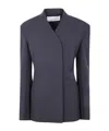 Entire Studios Button-fastening Double-breasted Coat In Black