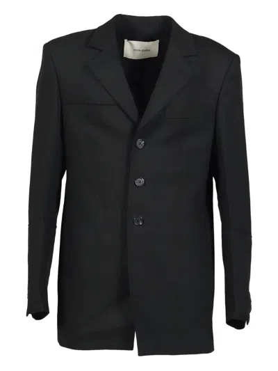 Entire Studios Button-fastening Jacket In Gray