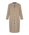 Entire Studios Button-fastening Wool Coat In Brown