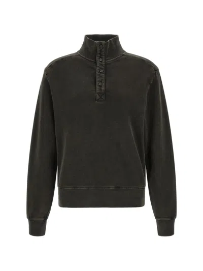 ENTIRE STUDIOS BUTTON-PLACKET DELAVÉ SWEATER