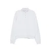 Entire Studios Button-up High-neck Sweatshirt In Grey
