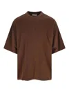 Entire Studios Crew-neck Short-sleeve T-shirt In Brown