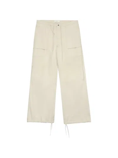 Entire Studios Cargo Drawstring Trousers In Neutral