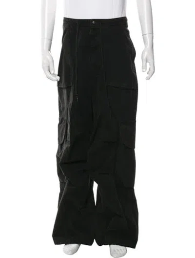 Pre-owned Entire Studios Cargo Pants In Black
