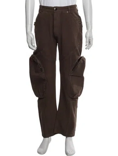 Pre-owned Entire Studios Cargo Pants In Brown