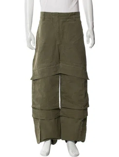 Pre-owned Entire Studios Cargo Pants In Green