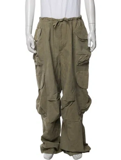 Pre-owned Entire Studios Cargo Pants In Green