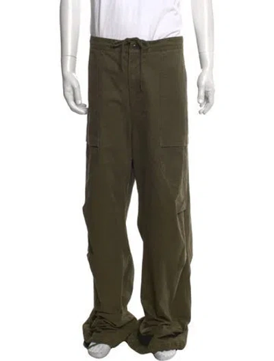 Pre-owned Entire Studios Cargo Pants In Green