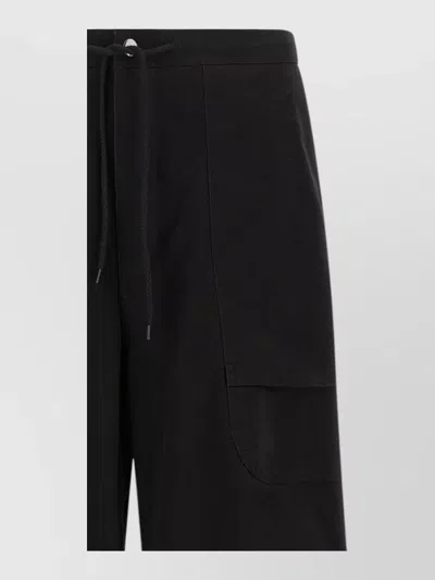 Entire Studios Cargo Pants Wide Leg Back And Side Pockets In Black