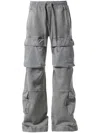 Entire Studios Gray Heavy Gocar Cargo Pants In Grey